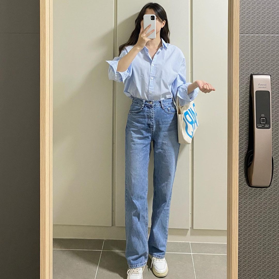 Học nàng blogger Hàn Quốc 10 set đồ tôn dáng, thanh lịch khi đến công sở - Ảnh 7.