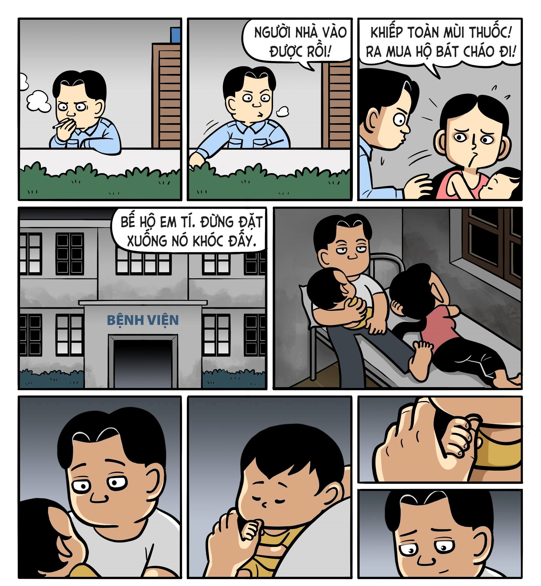 Cay mắt với bộ truyện tranh về tình cảm của bố và con gái - Ảnh 3.