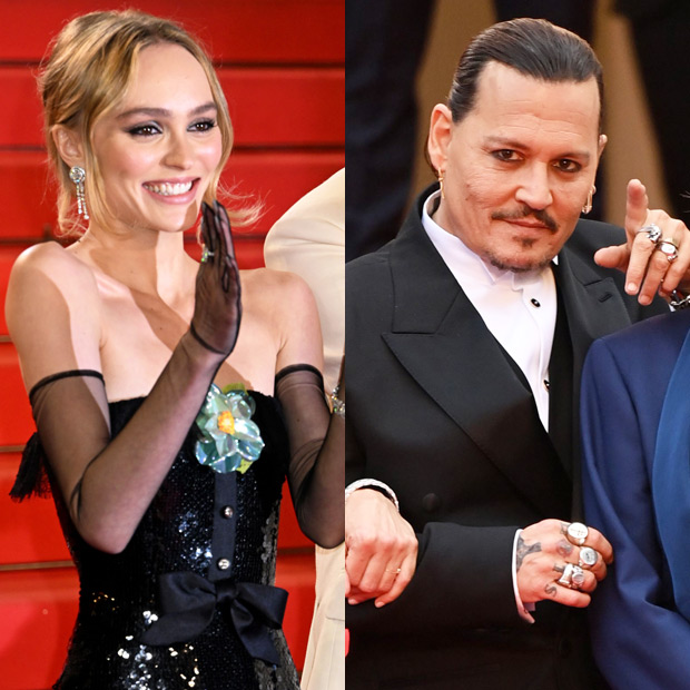 Lily-Rose Depp made a rare comment about her father Johnny Depp at Cannes - Photo 2.