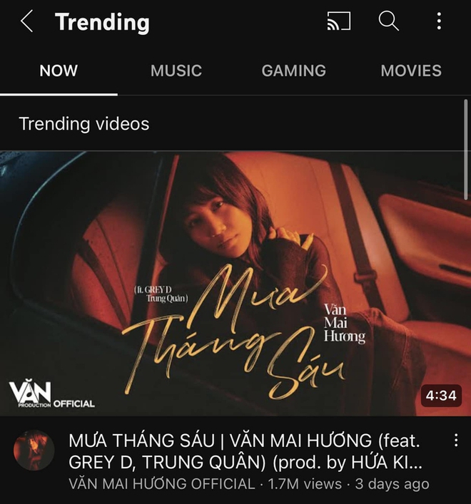 Văn Mai Hương có MV đạt top 1 trending nhưng lại... ngủ quên - Ảnh 2.