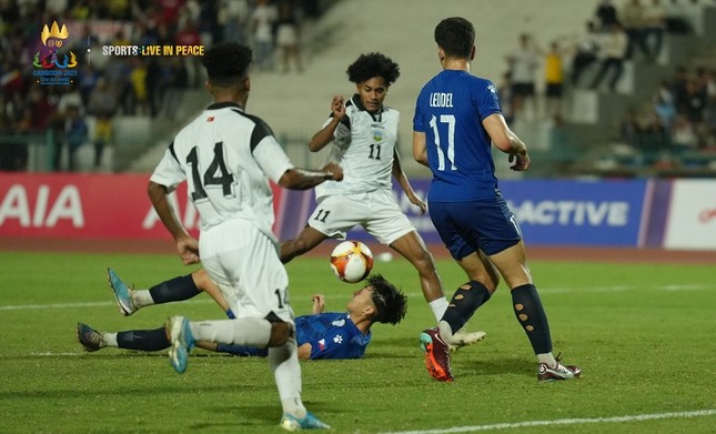 Đội b&oacute;ng nam đầu ti&ecirc;n ch&iacute;nh thức bị loại ở SEA Games 32 - Ảnh 1.