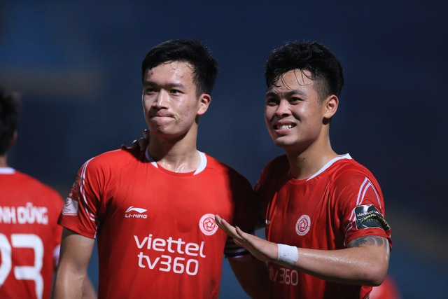 Nhâm Mạnh Dũng ghi bàn đầu tiên tại V.League 2023, góp công trong chiến thắng đậm của SLNA - Ảnh 7.