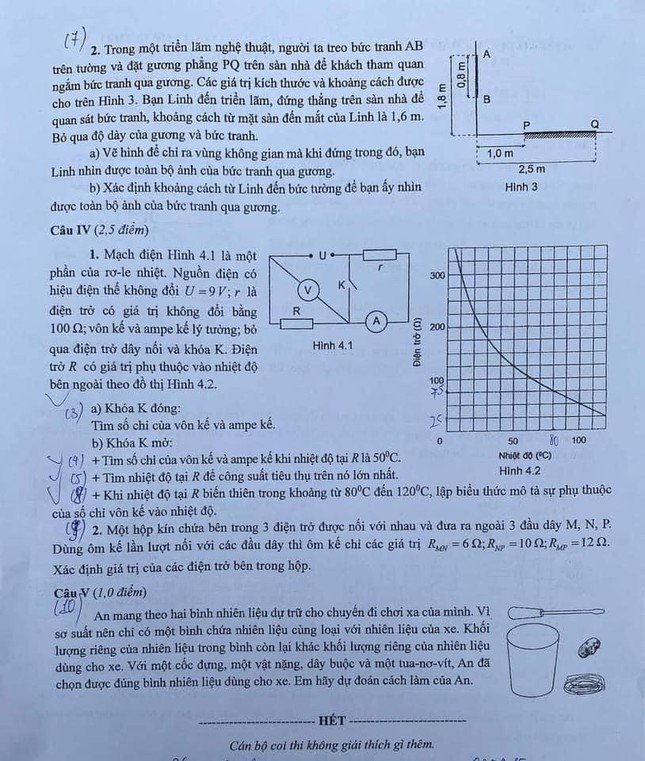 Hi hữu đề thi vào lớp 10 chuyên ở Hà Nội, làm đúng hết cũng chỉ được 9,5 điểm - Ảnh 2.