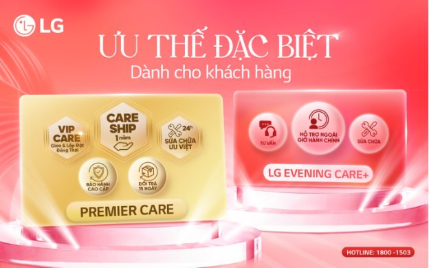 Trải nghiệm vượt trội với chương tr&igrave;nh chăm s&oacute;c kh&aacute;ch h&agrave;ng ưu việt từ LG - Ảnh 1.
