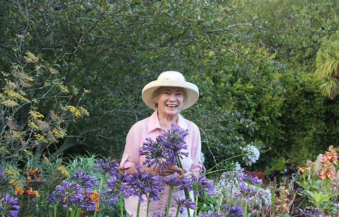 Khu vườn ngập hoa của cụ bà 83 tuổi đã dành 33 năm để chăm sóc - Ảnh 1.
