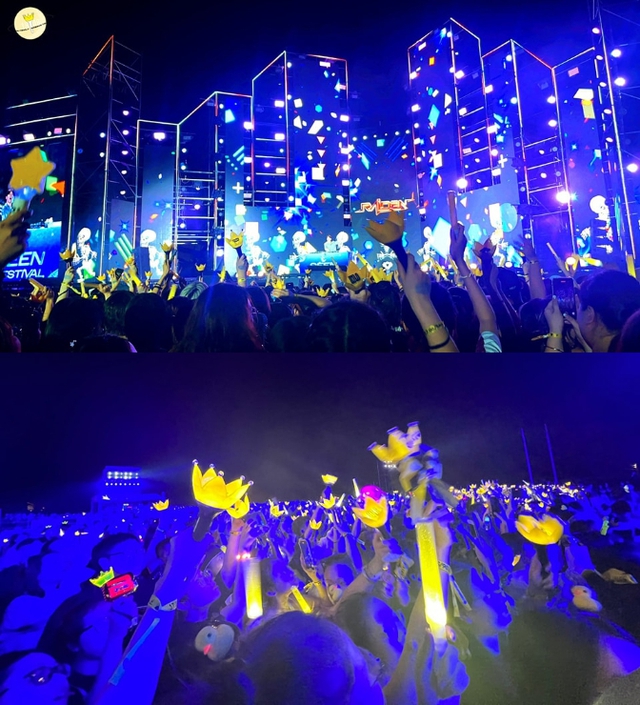 Taeyang (BIGBANG) dành lời khen nức lòng, đích thân chụp ảnh biển vàng của fan Việt Nam - Ảnh 3.