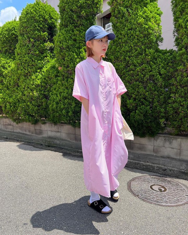Blogger Nhật gợi ý cách phối đồ suông rộng mùa hè: Vừa xinh, mát lại hợp ai có chiều cao khiêm tốn - Ảnh 1.