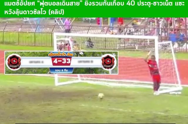 Ghi 33 bàn trong 1 trận, đội bóng Thái Lan khiến người hâm mộ ngỡ ngàng - Ảnh 1.
