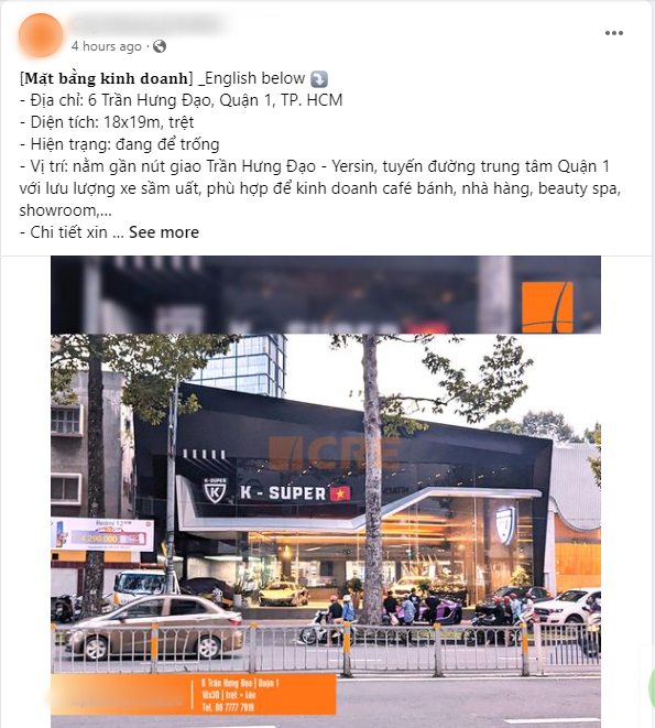 Mặt bằng showroom của Phan C&ocirc;ng Khanh đang rao cho thu&ecirc; với gi&aacute; g&acirc;y cho&aacute;ng - Ảnh 6.