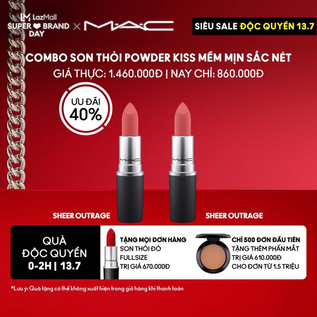 Deal độc quyền từ MAC v&agrave; Lanc&ocirc;me: 5 d&ograve;ng son mịn mướt, m&agrave;u đẹp v&ocirc; đối, ưu đ&atilde;i đến 40% k&egrave;m qu&agrave; tặng xịn - Ảnh 7.