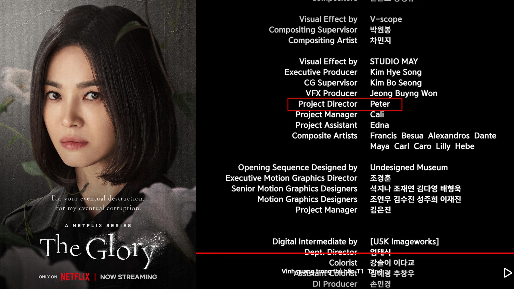 Màn flexing không ai làm lại: Chàng trai Quảng Nam xuất hiện trong hàng loạt credit phim ăn khách từ The Glory tới Celebrity, My Name… - Ảnh 6.