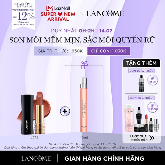 Deal độc quyền từ MAC v&agrave; Lanc&ocirc;me: 5 d&ograve;ng son mịn mướt, m&agrave;u đẹp v&ocirc; đối, ưu đ&atilde;i đến 40% k&egrave;m qu&agrave; tặng xịn - Ảnh 1.