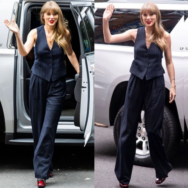 Taylor Swift ghi điểm với thời trang dạo phố trẻ trung, đơn giản mà sành điệu - Ảnh 3.