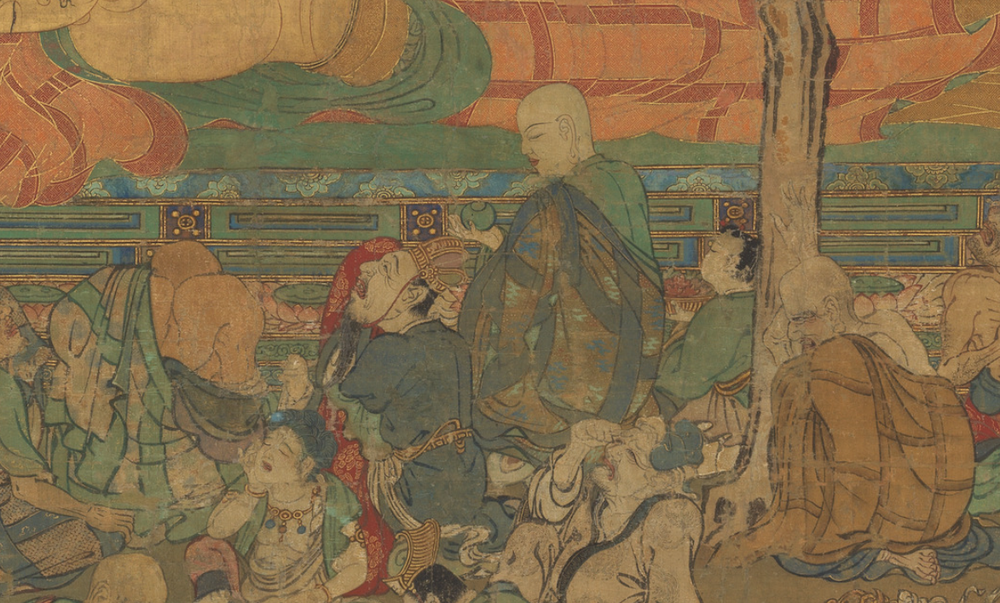 Phóng to bức tranh Đức Phật nhập Niết bàn, chuyên gia trầm trồ: Chỉ có 2 người không đau khổ
