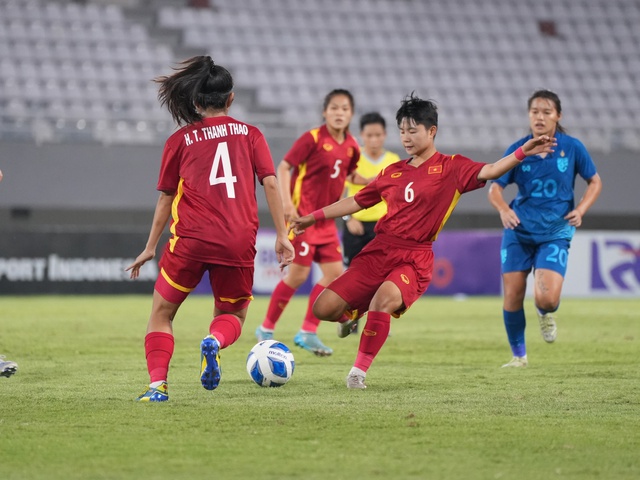 Thua Thái Lan, U19 nữ Việt Nam ngậm ngùi vị trí Á quân U19 nữ Đông Nam Á 2023 - Ảnh 6.