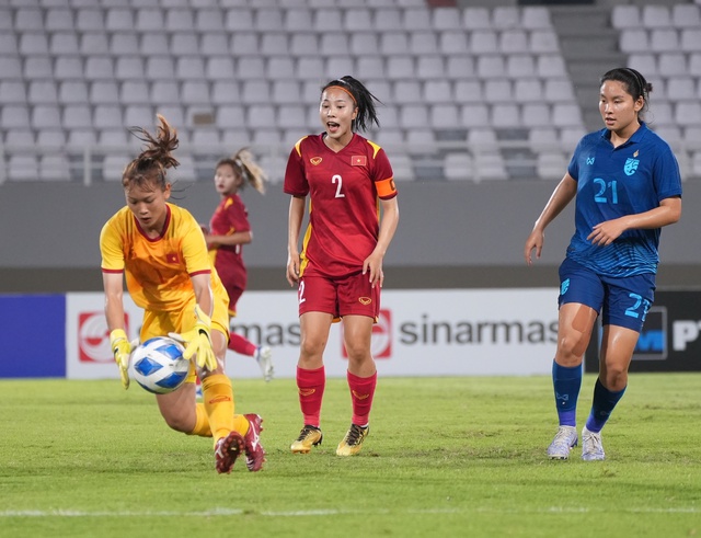 Thua Thái Lan, U19 nữ Việt Nam ngậm ngùi vị trí Á quân U19 nữ Đông Nam Á 2023 - Ảnh 5.