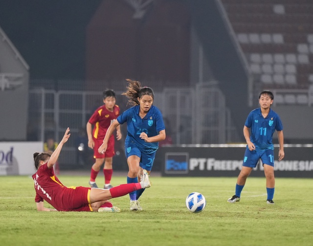 Thua Thái Lan, U19 nữ Việt Nam ngậm ngùi vị trí Á quân U19 nữ Đông Nam Á 2023 - Ảnh 4.