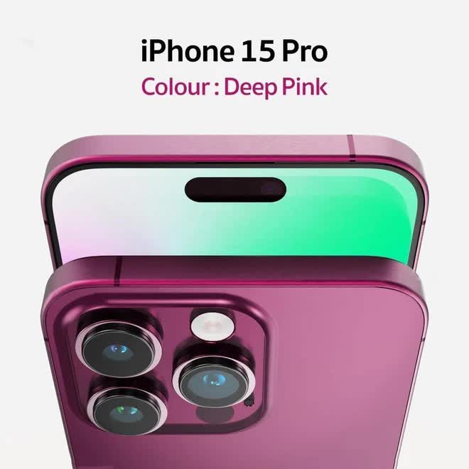 Xuất hiện hình ảnh iPhone 15 Pro màu hồng, đẹp lấn át cả màu đỏ rượu vang - Ảnh 4.