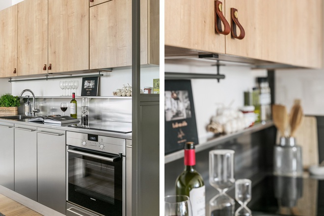 Căn hộ 47m2 với sắc xanh chủ đạo ai nhìn cũng thấy mát mắt - Ảnh 7. Căn hộ 47m2 với sắc xanh chủ đạo ai nhìn cũng thấy mát mắt - Ảnh 7.