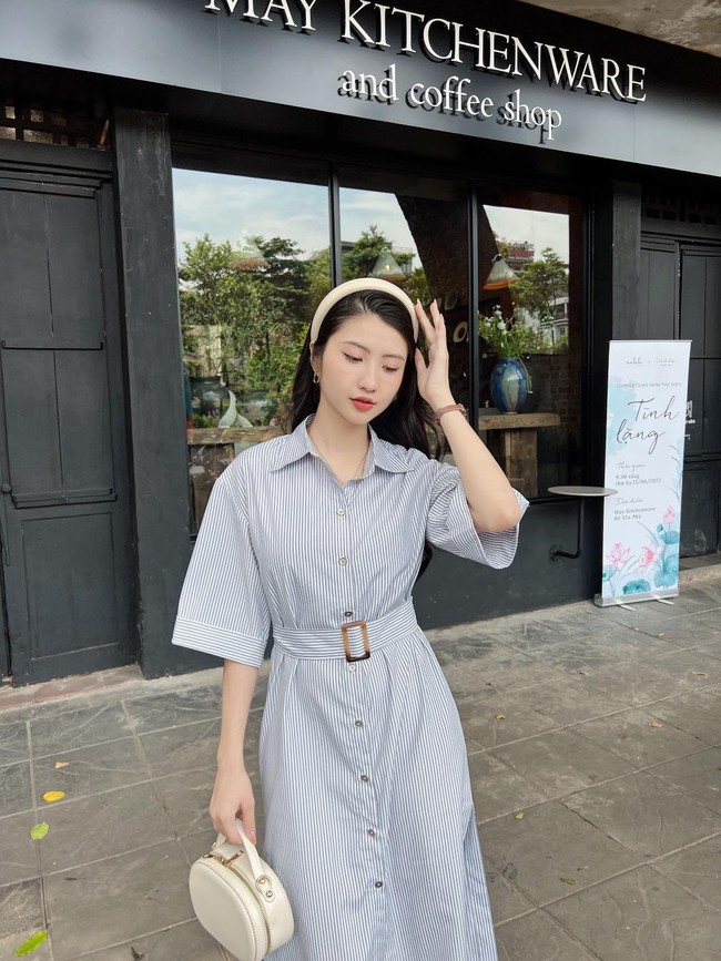Váy sơ mi lụa Hàn Châu | Shopee Việt Nam