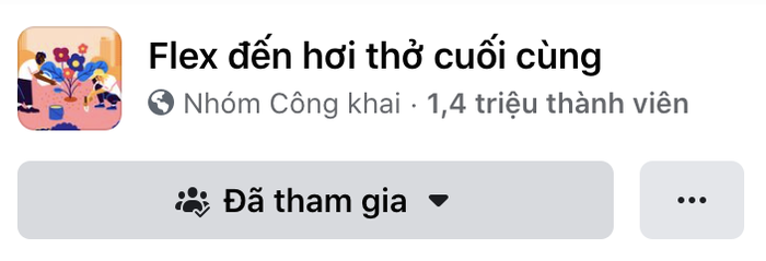 Hội “Flex đến hơi thở cuối cùng” bất ngờ thông báo tạm dừng hoạt động khi có 1,4 triệu thành viên - Ảnh 1.