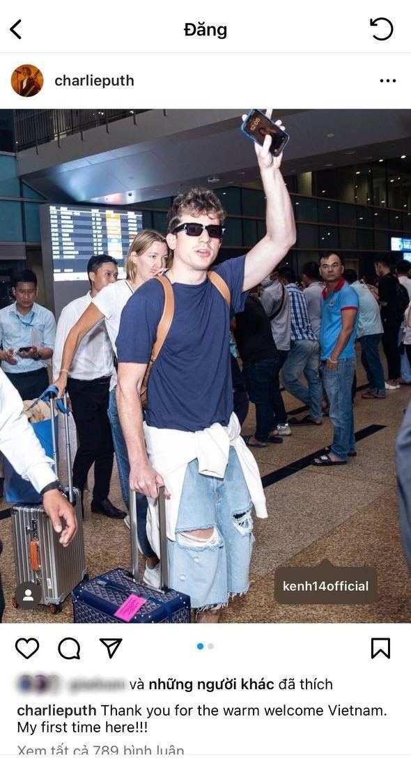 Charlie Puth check-in tại Việt Nam, Amee và Suboi cùng dàn sao Việt rần rần vào chào đón - Ảnh 2.