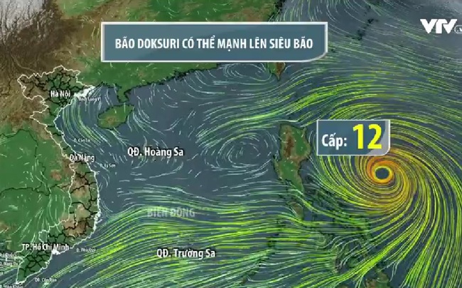 Bão Doksuri ít có khả năng đi vào Biển Đông - Ảnh 1.
