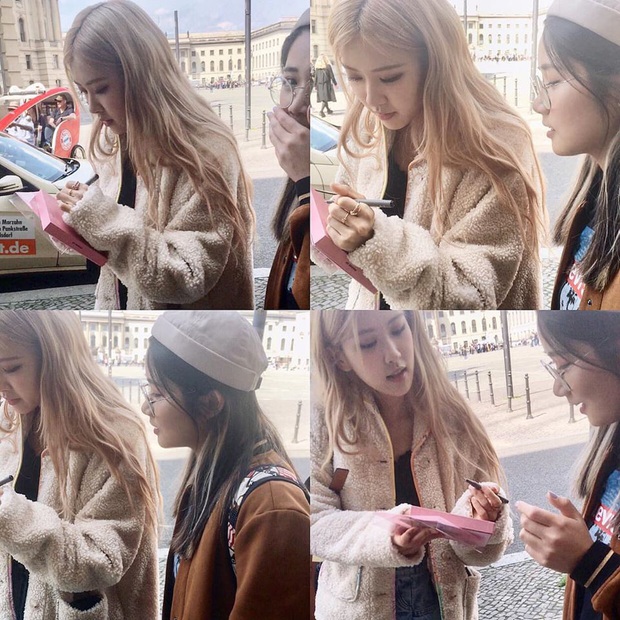 Tiếp cận BLACKPINK siêu như fan Việt: Chụp cùng Rosé, Jennie hệt bạn thân, trao hoa rồi chạm tay Jisoo - Ảnh 6.