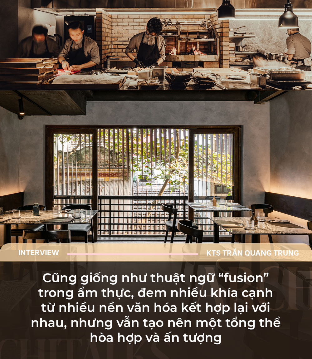 KTS Trần Quang Trung - người đứng sau thiết kế nhà hàng phố cổ vừa được Bộ trưởng Mỹ ghé thăm: Hạnh phúc lớn nhất là thấy mọi người tận hưởng không gian mà mình tạo ra - Ảnh 13.