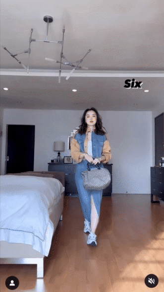 7 set đồ hack eo thon d&aacute;ng chuẩn từ ch&acirc;n v&aacute;y denim d&agrave;nh cho c&ocirc; n&agrave;ng đầy đặn - Ảnh 12.