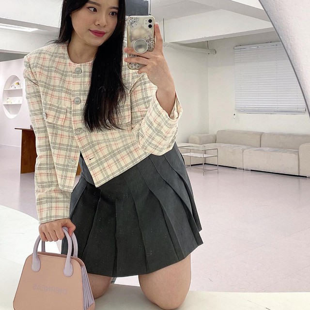 Nàng blogger người Hàn sở hữu thân hình mũm mĩm vẫn tự tin diện đồ khoe eo - Ảnh 5.