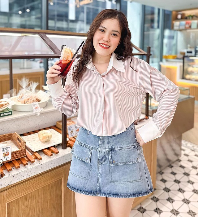 N&agrave;ng blogger người H&agrave;n sở hữu th&acirc;n h&igrave;nh mũm mĩm vẫn tự tin diện đồ khoe eo - Ảnh 13.