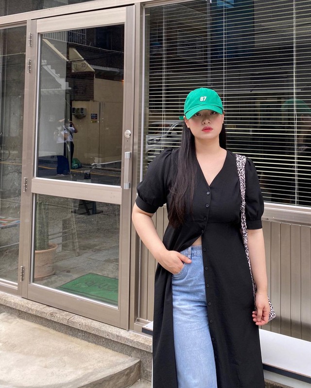 Nàng blogger người Hàn sở hữu thân hình mũm mĩm vẫn tự tin diện đồ khoe eo - Ảnh 8.