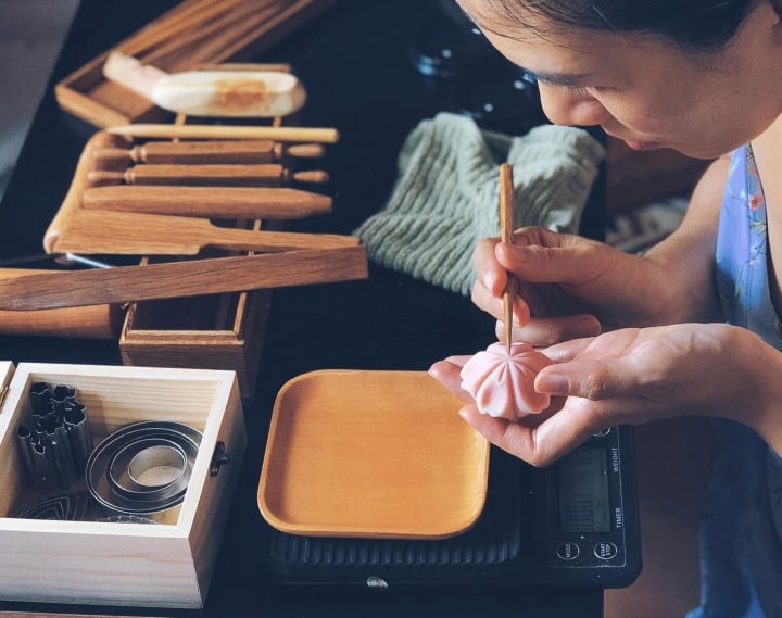 DỤNG CỤ LÀM BÁNH WAGASHI BẰNG GỖ TINH XẢO