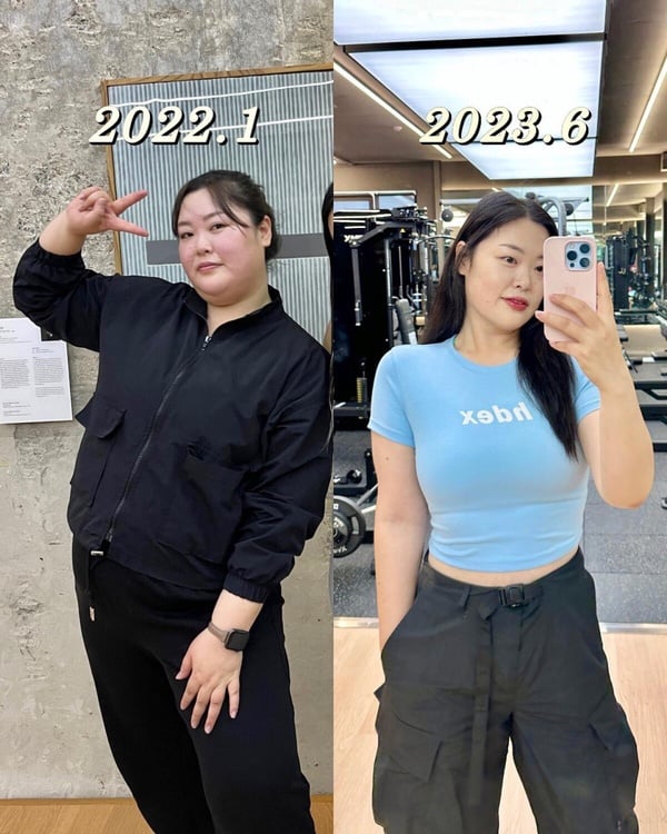 Cô gái người Hàn giảm 47kg trong hơn 1 năm tiết lộ bí quyết đơn giản - Ảnh 1.