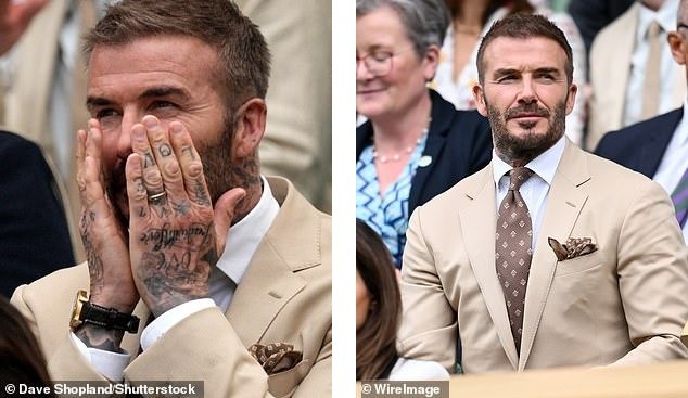 Hình ảnh David Beckham gà gật trên khán đài gây chú ý - Ảnh 4.