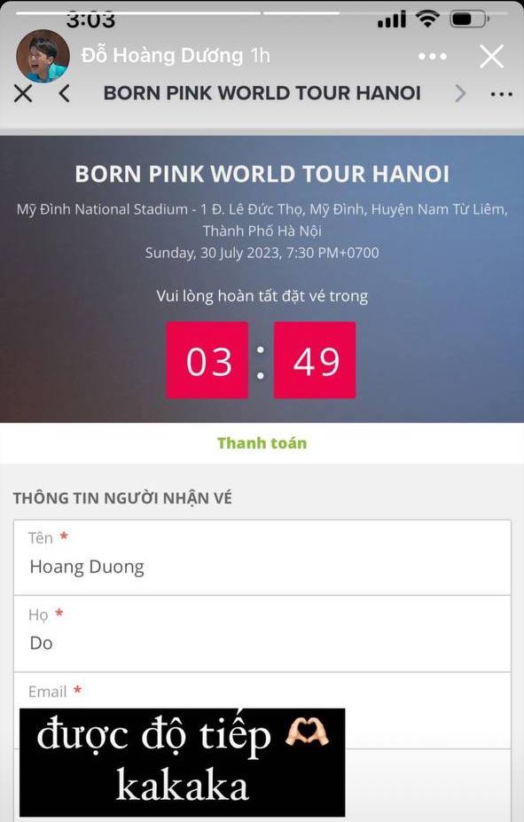 D&agrave;n sao Việt kh&ocirc;ng nằm ngo&agrave;i cuộc đua tranh v&eacute; concert BLACKPINK: Kỳ Duy&ecirc;n - Minh Triệu t&uacute;c trực, Đức Ph&uacute;c canh từng gi&acirc;y - Ảnh 8.