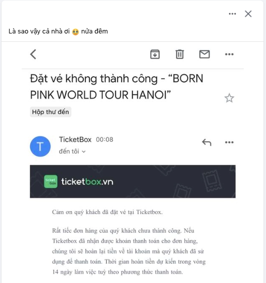 Concert BLACKPINK sau ng&agrave;y đầu mở b&aacute;n: Hỗn loạn &ldquo;pass&rdquo; v&eacute;, người nhận tin &ldquo;sốc&rdquo; nửa đ&ecirc;m - Ảnh 9.