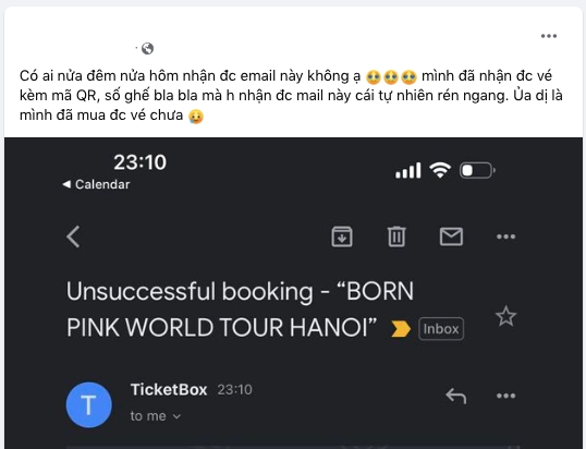 Concert BLACKPINK sau ng&agrave;y đầu mở b&aacute;n: Hỗn loạn &ldquo;pass&rdquo; v&eacute;, người nhận tin &ldquo;sốc&rdquo; nửa đ&ecirc;m - Ảnh 8.