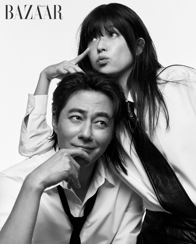 Jo In Sung bắt cặp với Han Hyo Joo trên tạp chí Harpers Bazaar - Ảnh 2.