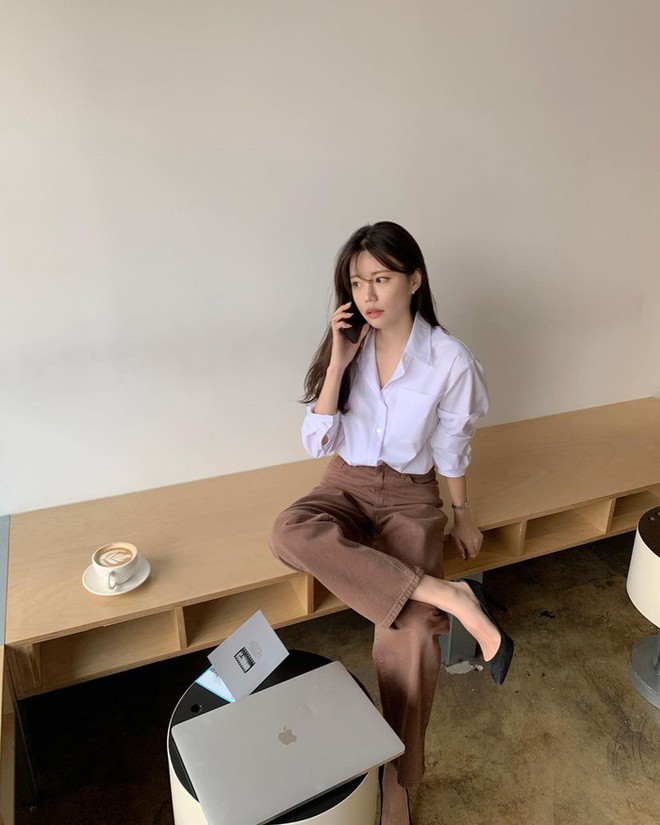 8 c&aacute;ch phối &aacute;o sơ mi dễ ứng dụng nhất cho n&agrave;ng c&ocirc;ng sở diện thu - Ảnh 3.