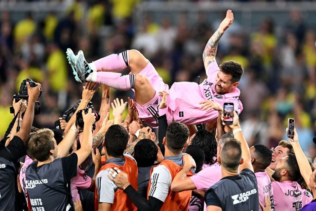 L&ecirc;n ng&ocirc;i nghẹt thở c&ugrave;ng Inter Miami, Messi thiết lập n&ecirc;n cột mốc chưa từng c&oacute; - Ảnh 1.