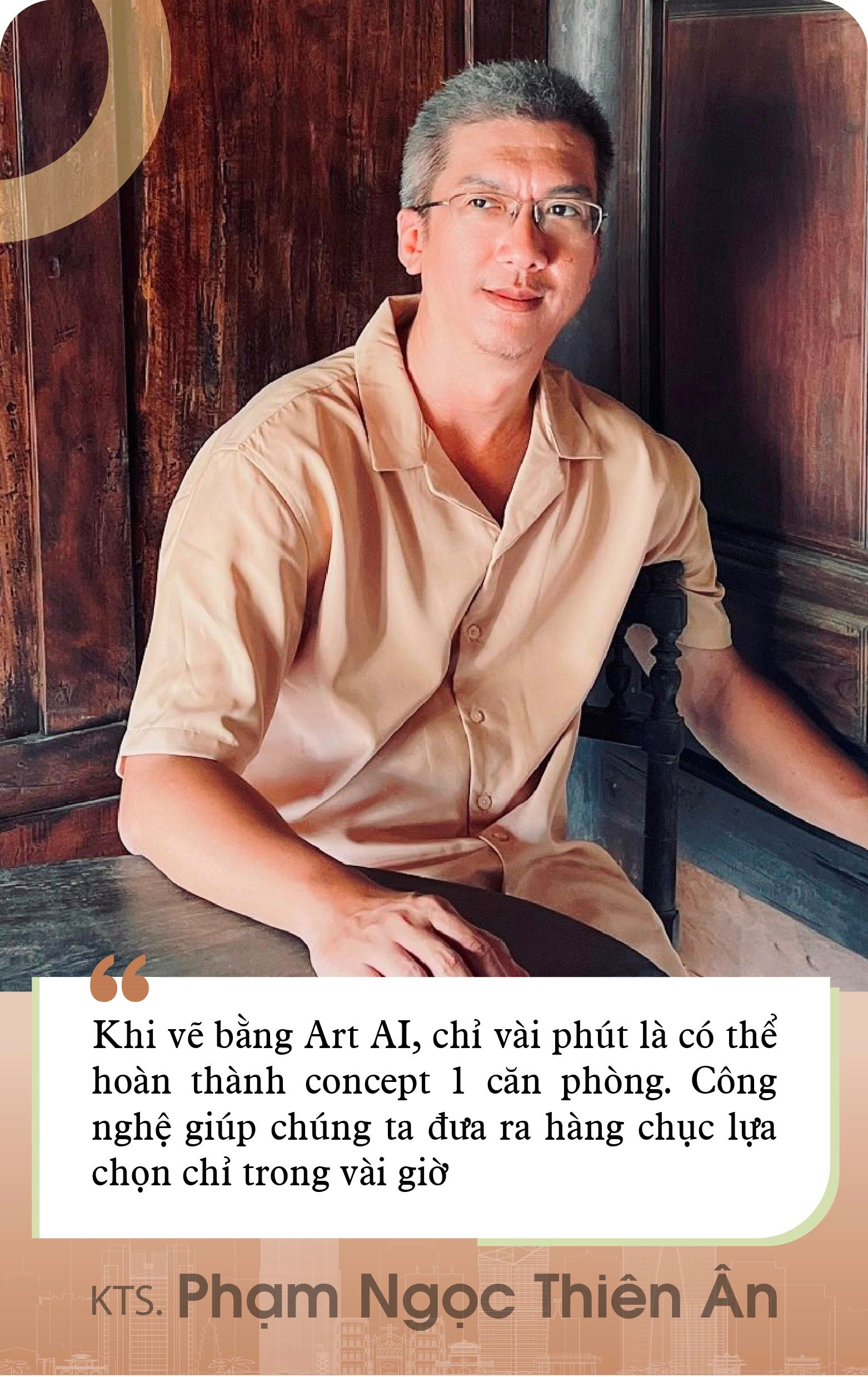 KTS. Phạm Ngọc Thiên Ân: Một căn nhà được thiết kế bằng Art AI rất đẹp nhưng khách hàng không kham nổi tài chính sẽ giống như “hoa soi trong gương” - Ảnh 2.