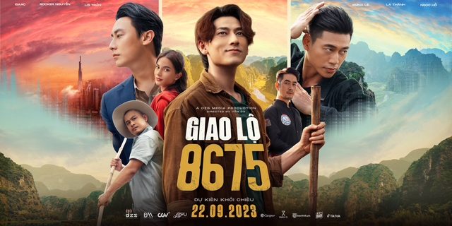 Isaac gây sốc visual khi đứng cạnh Rocker Nguyễn, Emma Lê đẹp nức lòng trong poster phim Giao Lộ 8675 - Ảnh 1.