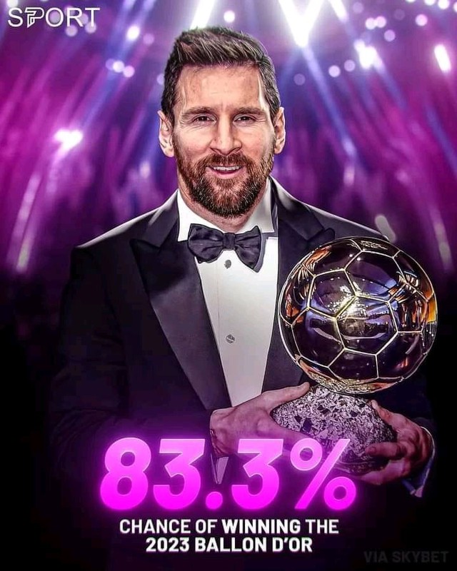 Messi là ứng viên số 1 cho danh hiệu Quả bóng vàng, khả năng chiến thắng được ước tính lên tới hơn 80% - Ảnh 2.
