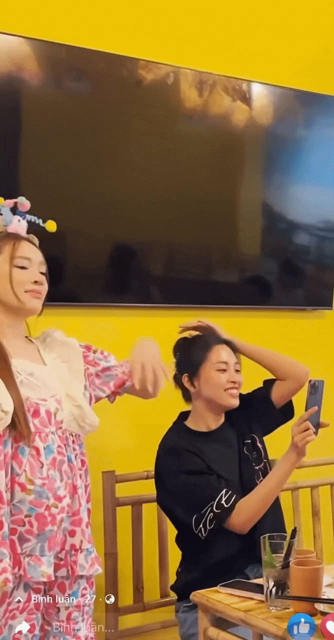 Tiểu Vy được dàn sao ghép cặp đẩy thuyền với HIEUTHUHAI, đỏ mặt e thẹn khi được nam rapper làm điều này - Ảnh 3.
