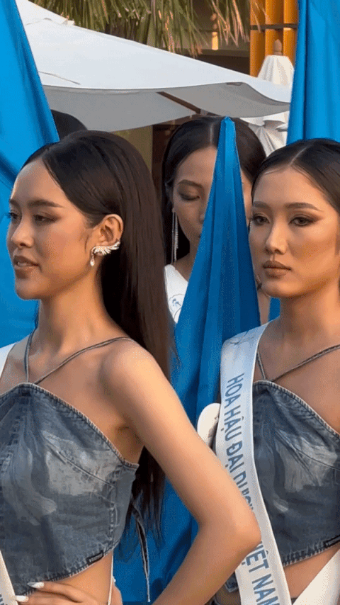 Chung kết Hoa hậu đầy bất ổn: MC công bố nhầm top 15, thí sinh lim dim ngái ngủ vì dậy sớm - Ảnh 2.
