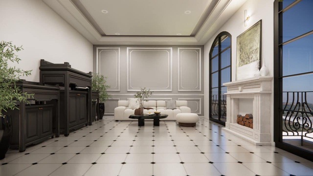 Quỳnh Lương x&acirc;y căn nh&agrave; thứ 2 trong năm 2023: Thiết kế sang trọng, định mở cả cửa h&agrave;ng - Ảnh 3.