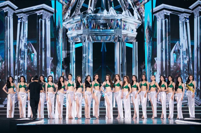 Chung kết Miss Grand Vietnam 2023: Top 15 thí sinh lộ diện, Tấm Thuỳ Vi dừng chân tiếc nuối - Ảnh 3.