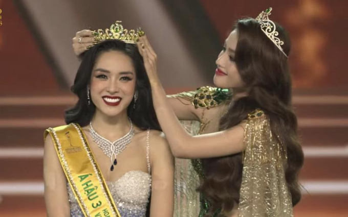 Á hậu 3 Miss Grand Vietnam hiếm hoi lộ mặt mộc, có còn giữ được phong độ nhan sắc? - Ảnh 1.